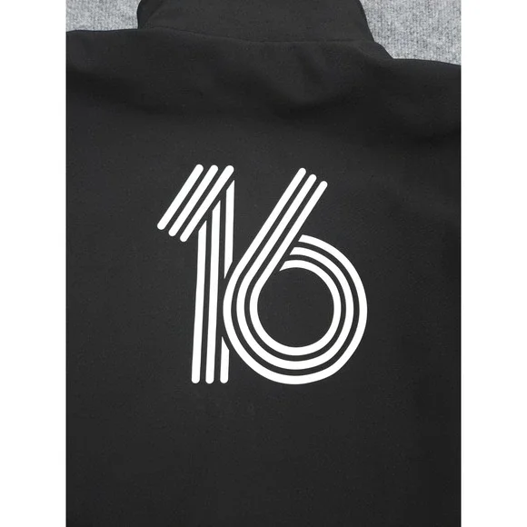 Apple WWDC16 Windbreaker Jacket Men's Large Black Full Zip High Neck